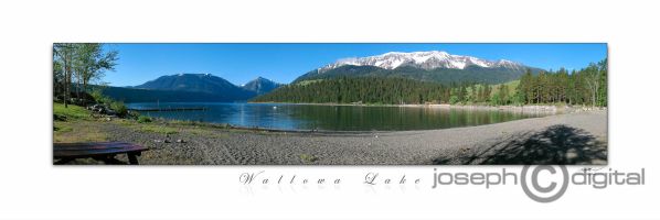 wallowa lake county park panorama