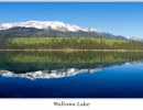 wallowa lake summer shore panorama